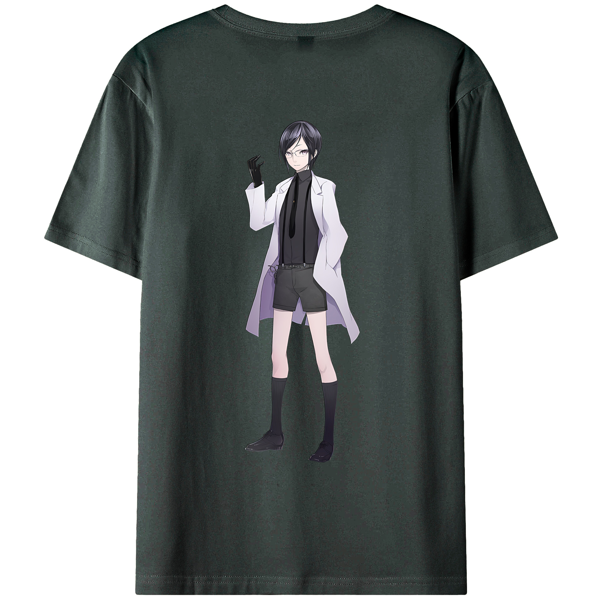 （画像用） 刀剣乱舞 Touken Ranbu 綿100％ メンズ半袖Tシャツ（バックプリント） 通気性